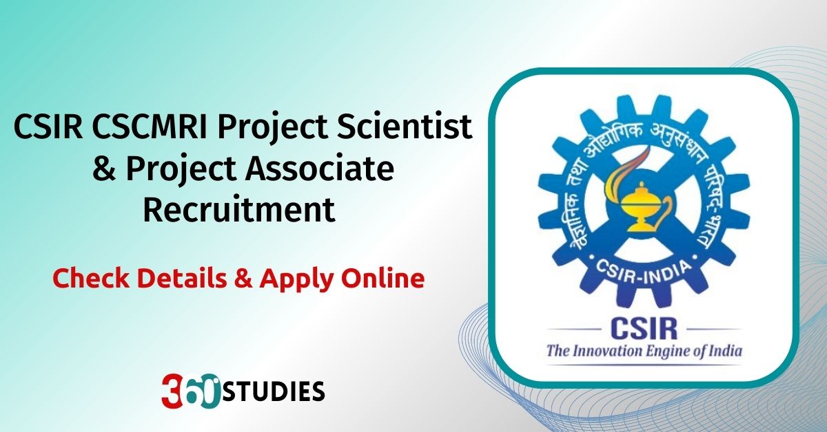 "CSIR CSMCRI Scientist Recruitment 2025 A Complete Guide to Apply and Qualify"