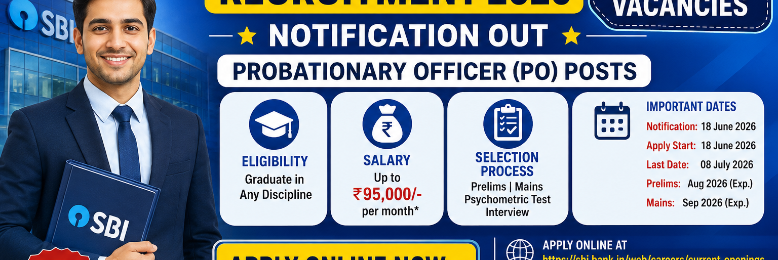 sbi PO vacancy