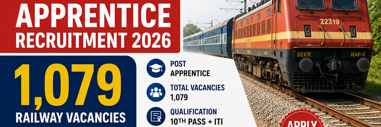 RRC SECR Apprentice Recruitment 2026