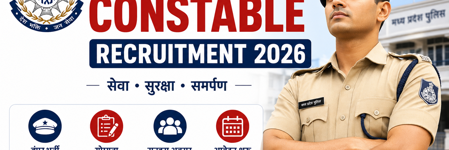 MP Police Constable Recruitment 2026