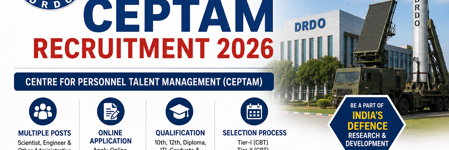DRDO CEPTAM Recruitment 2026