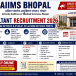 AIIMS Bhopal Consultant Recruitment 2026