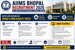 AIIMS Bhopal Recruitment 2026