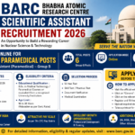 BARC Scientific Assistant Recruitment 2026