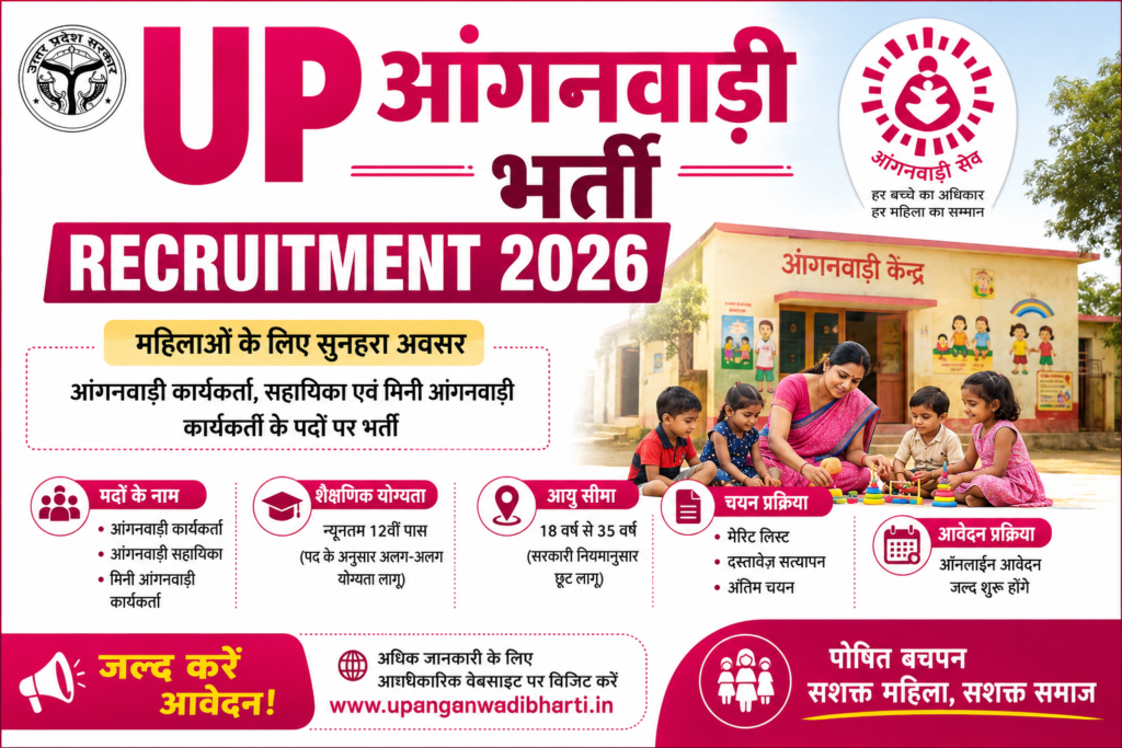 UP Anganwadi Bharti Recruitment 2026