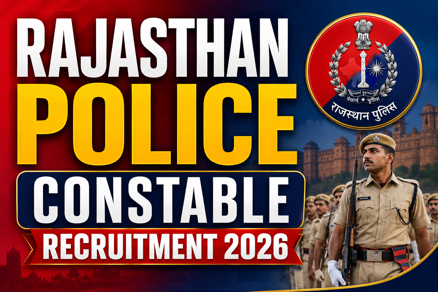 Rajasthan Police Constable Recruitment 2026