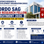 DRDO SAG Junior Research Fellow