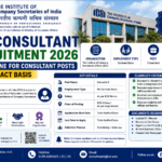 ICSI Consultant Recruitment 2026