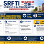SRFTI Recruitment 2026