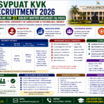 SVPUAT KVK Recruitment 2026