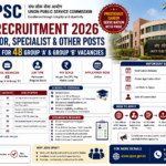 UPSC Prosecutor Specialist Recruitment 2026
