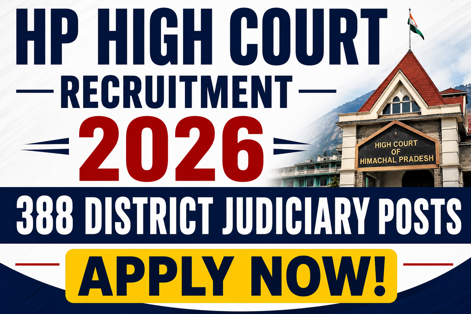 HP High Court Recruitment 2026