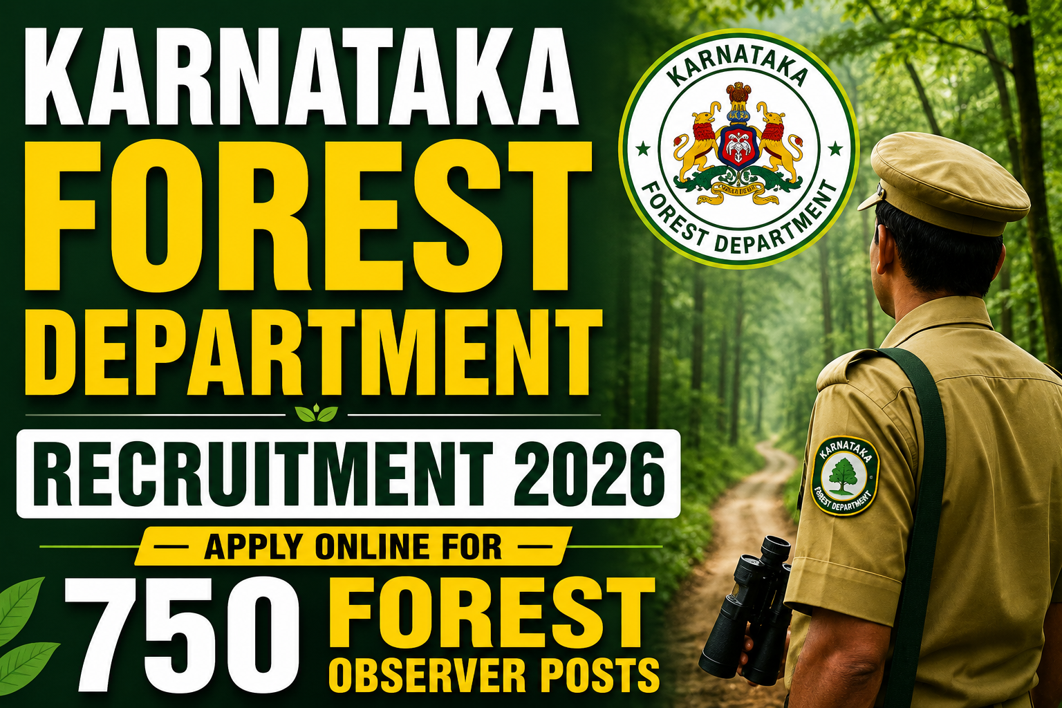 Karnataka Forest Department Recruitment 2026