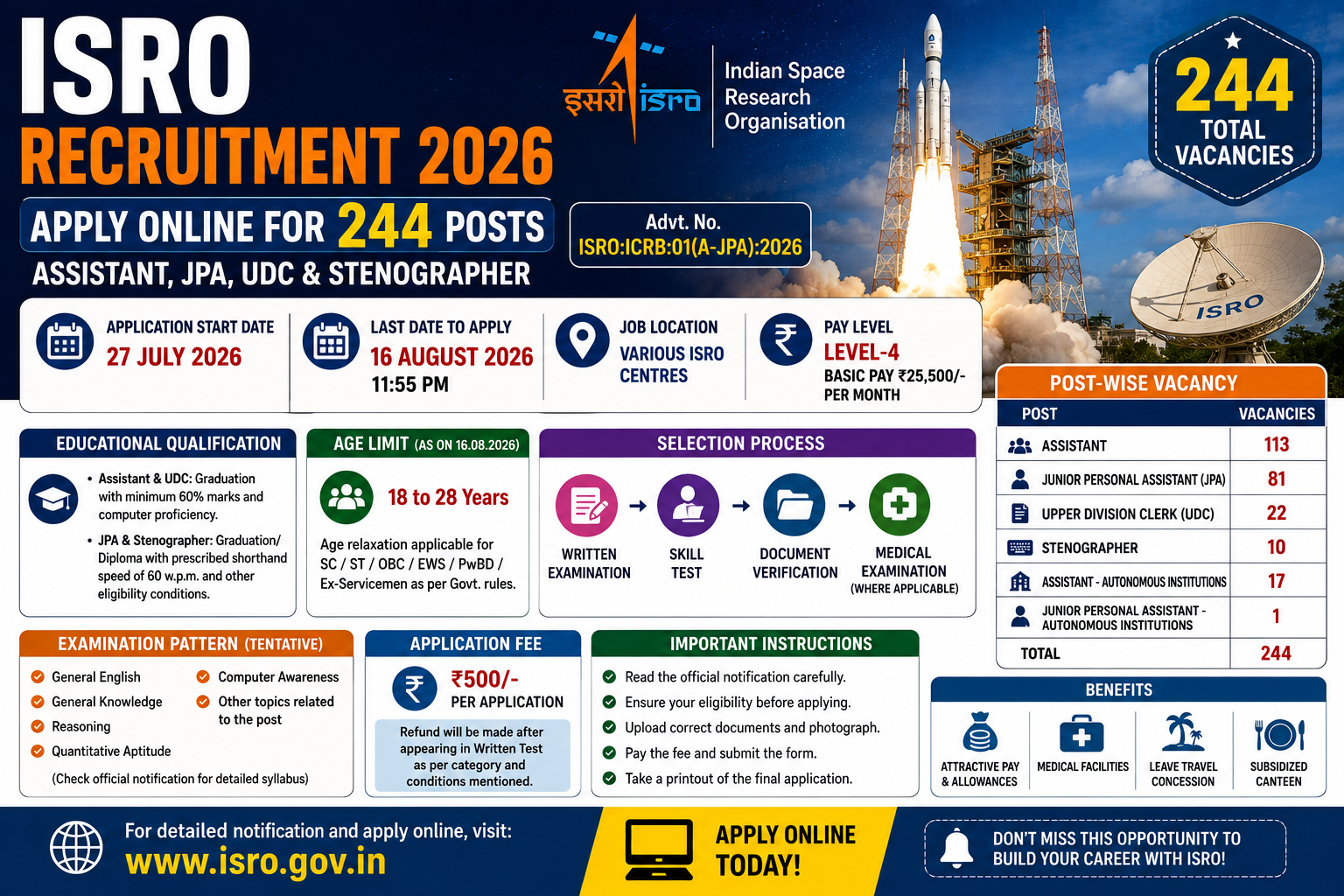ISRO Recruitment 2026