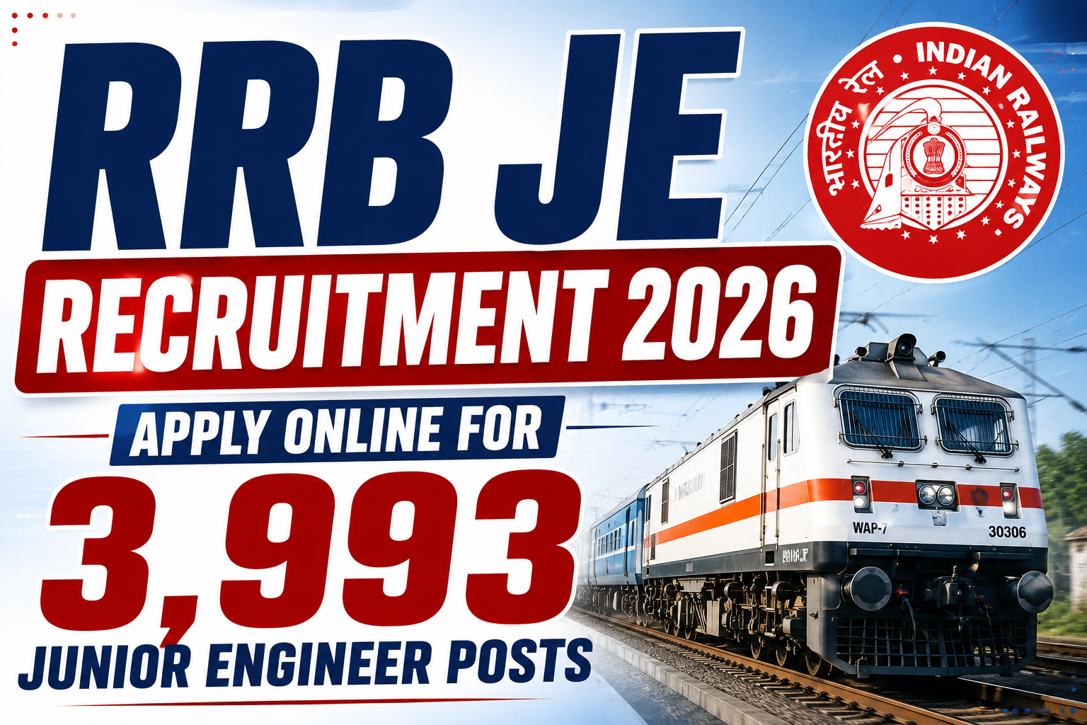 RRB JE Recruitment 2026