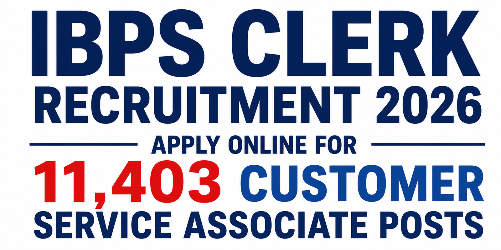 IBPS Clerk Recruitment 2026