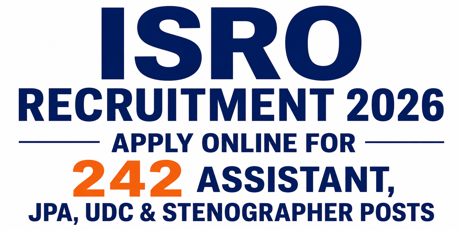 ISRO Recruitment 2026