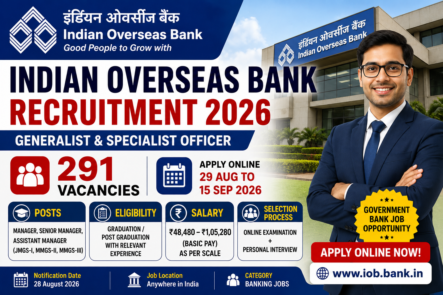 Indian Overseas Bank Recruitment 2026