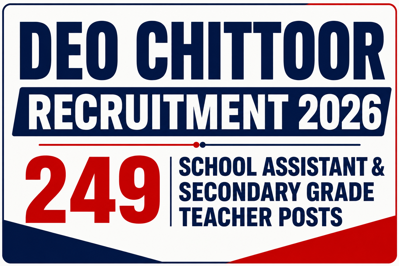 DEO Chittoor Recruitment 2026