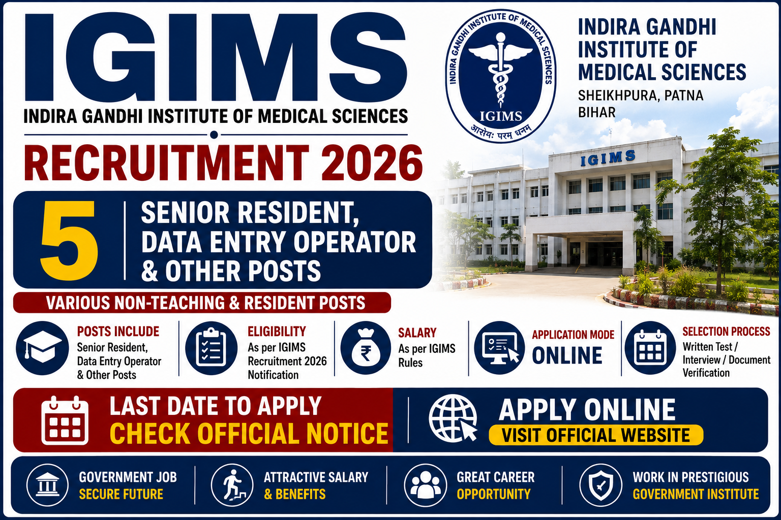 IGIMS Recruitment 2026