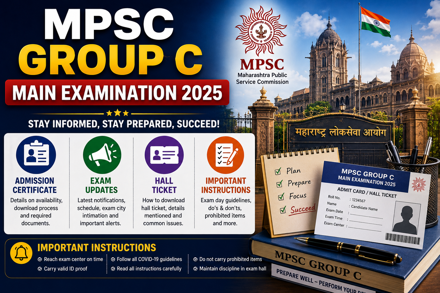 MPSC Group C Main Examination 2025