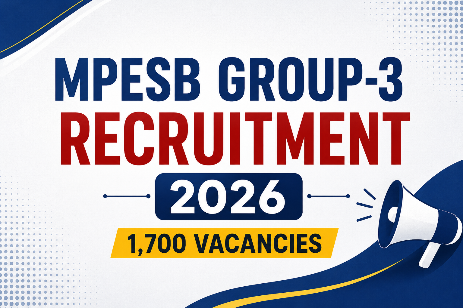 MPESB Group 3 Recruitment 2026