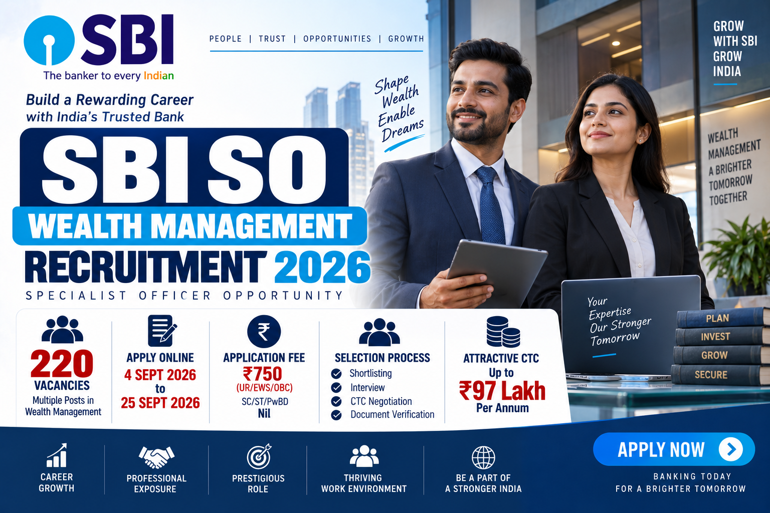 SBI SO Wealth Management Recruitment 2026