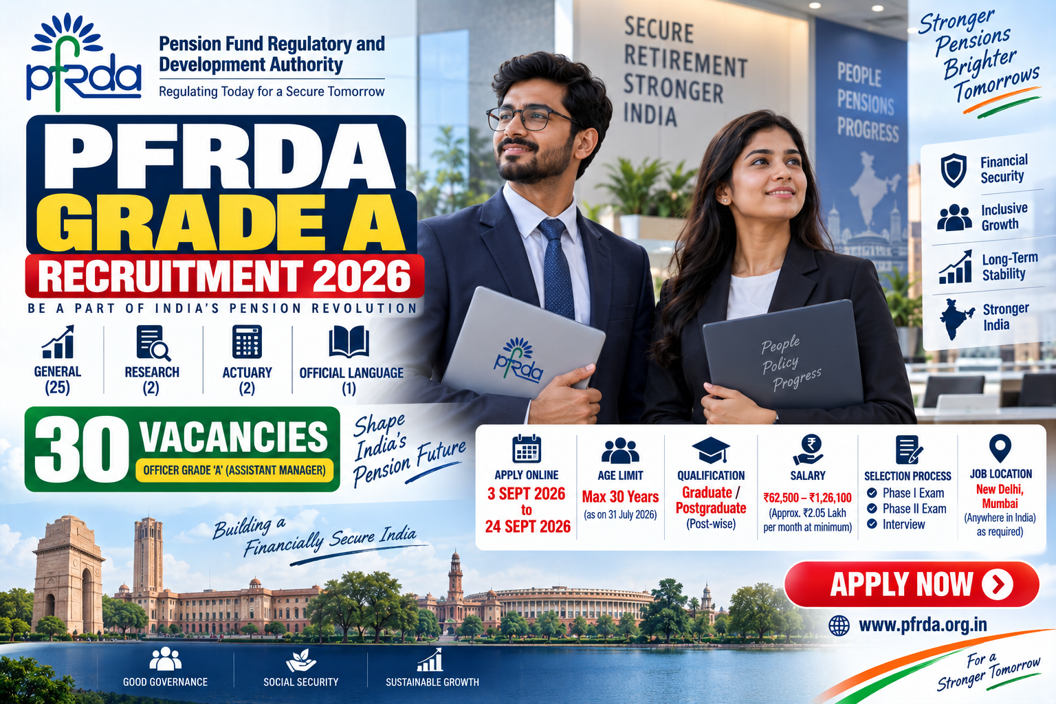 PFRDA Grade A Recruitment 2026