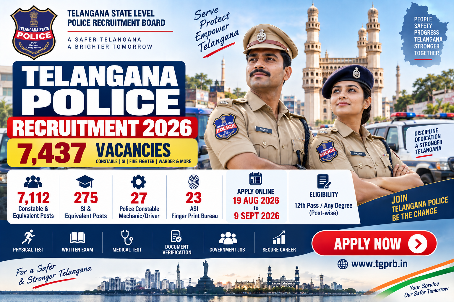 Telangana Police Recruitment 2026