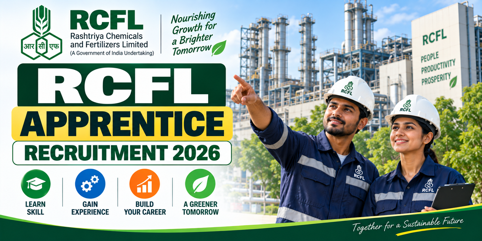 RCF Apprentice Recruitment 2026, RCFL Apprentice Vacancy 2026, RCF Apprentice 2026-27, RCF Graduate Apprentice Recruitment 2026, RCF Technician Apprentice Recruitment 2026, RCF Trade Apprentice Recruitment 2026
